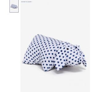 HEARTS TOY PIGLET- Mini Blue